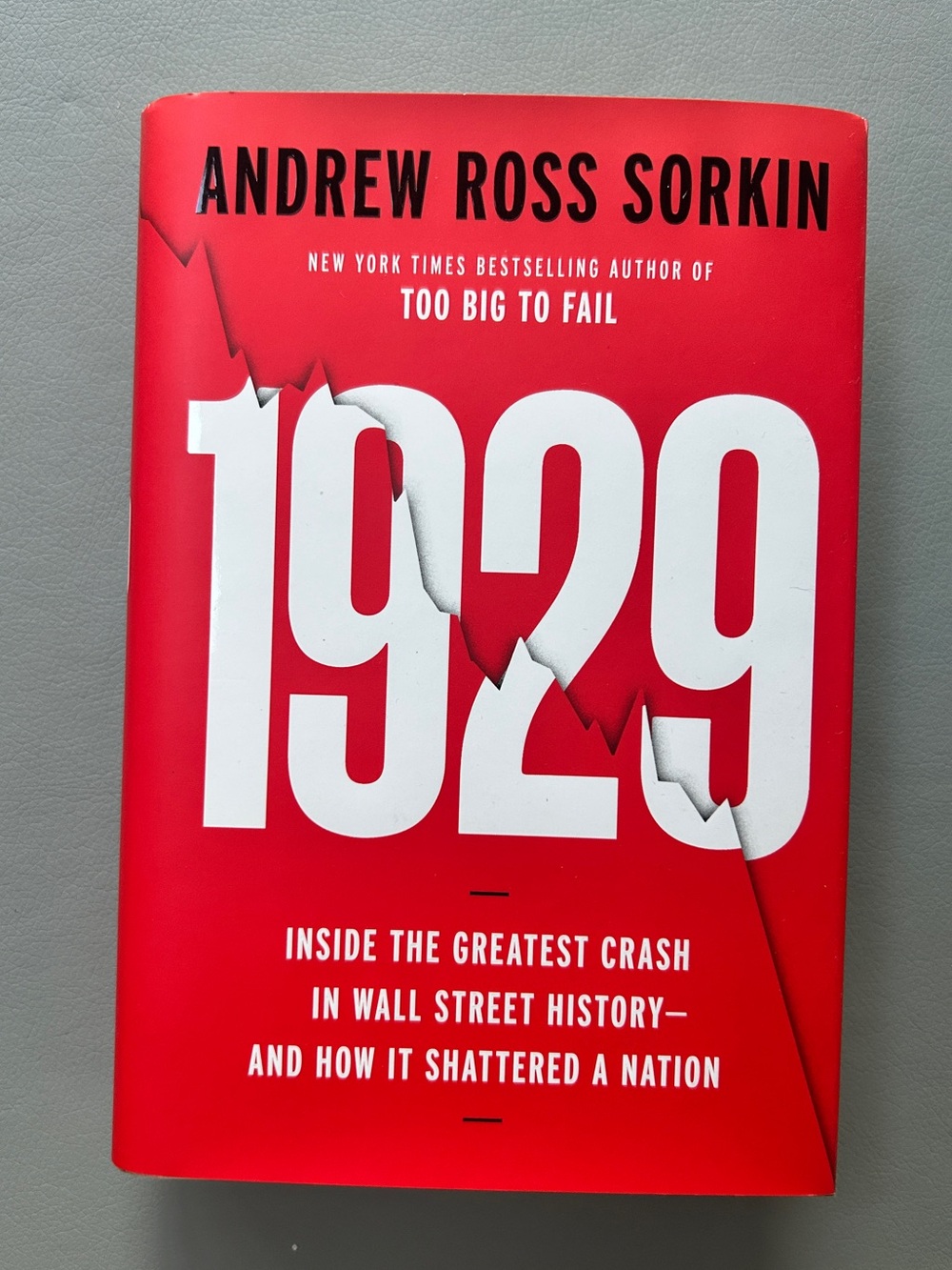 1929 Hardcover Book by Andrew Ross Sorkin Penguin Books 2025